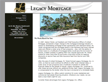Tablet Screenshot of legacymortgagehi.com
